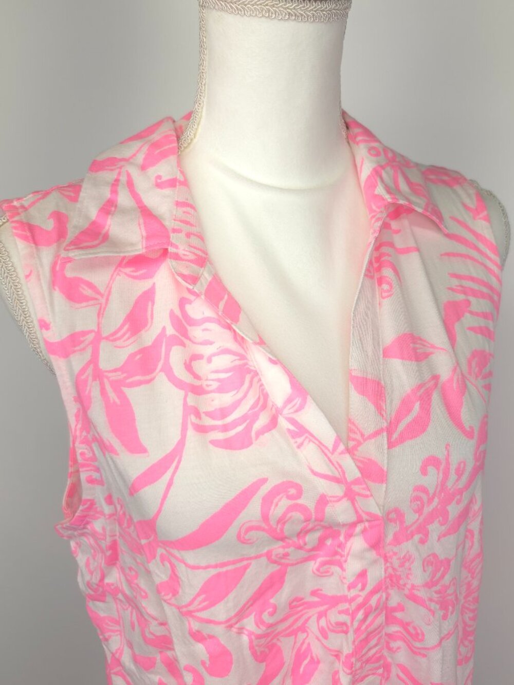 NWOT Lilly Pulitzer Riegan Dress Rousseau Pink Glisten in the Sun Large - Picture 7 of 10